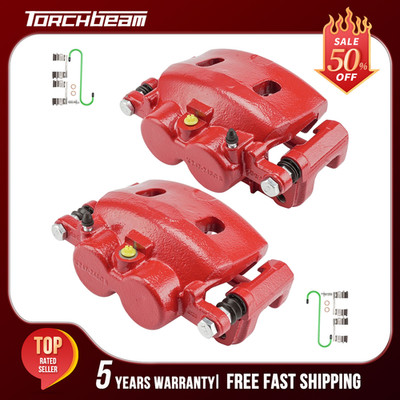 Set of 2 Front Brake Calipers w/ Bracket for Silverado 1500 Sierra 1500 Tahoe