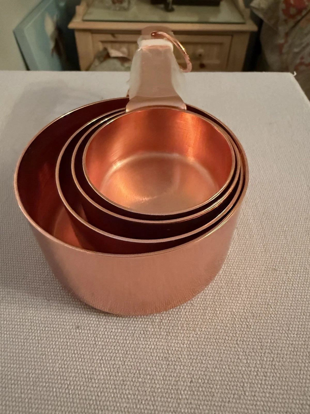 Sur La Table Copper Measuring Spoons, Set of 4 - New