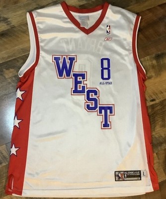 Reebok NBA 2004 All Star Jersey Kobe Bryant #8 Los Angeles Lakers Vintage West