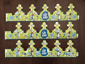 3 movie promo Burger King Crowns Dr. Seuss The Cat in the Hat NEW & RARE 2003