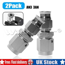 AN -3 (3AN JIC- 3) Hose Female Straight Stainless Steel Hose Fitting  3/8" UNF