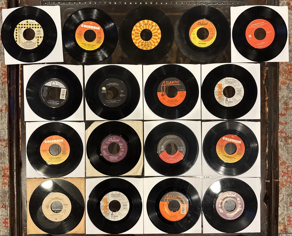 17 Lot VTG 45: Synth-Pop New Wave Soft Alt Pop Rock Ska Punk 80s & 90s Vinyl Set - Изображение 2 из 4