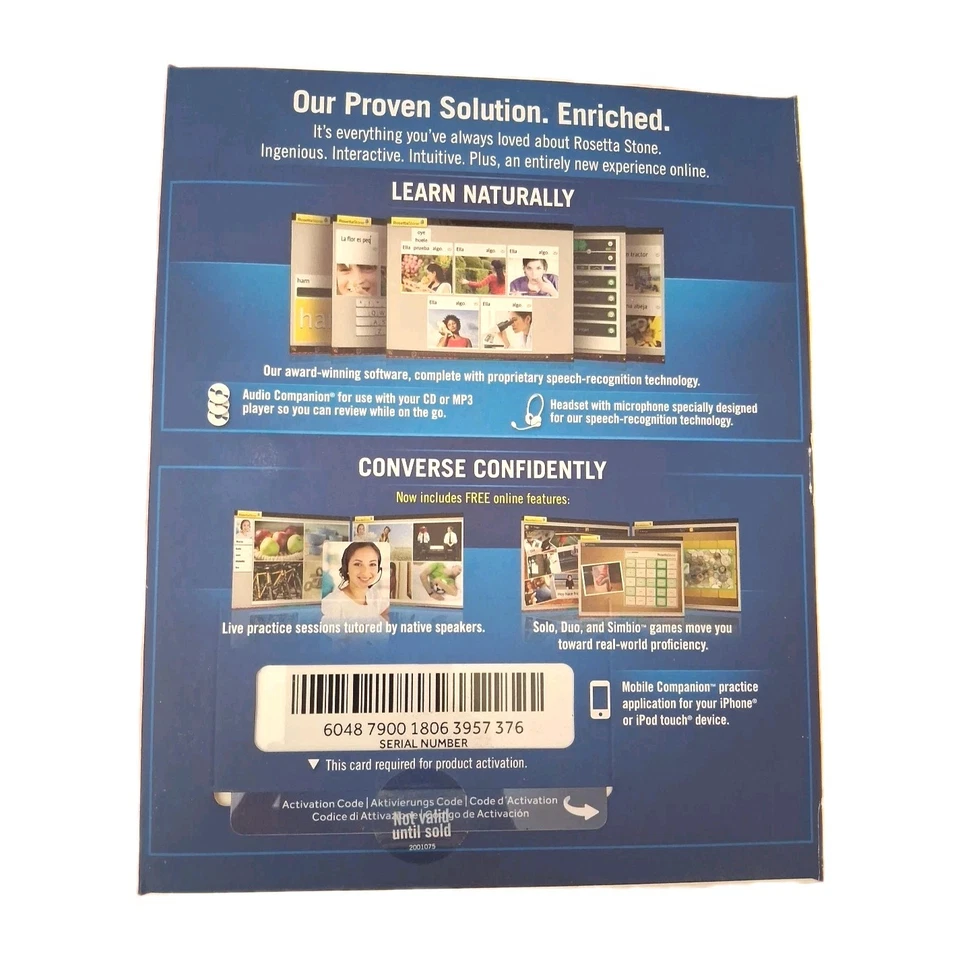 NEW Rosetta Stone Spanish/Espanol (Latin America) Level 1 2 3 4 5 Set CD-ROM - Image 3 of 4