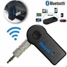 Wireless Bluetooth 3.5mm AUX Audio Stereo Music Home Car Receiver Adapter USA
