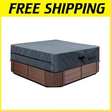 Heavy Duty Waterproof Hot Tub Cover - 600D Polyester Fabric