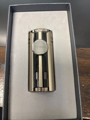 Xikar HP4 Quad Jet Flame Table Top Cigar Lighter - Sandstone Tan - New