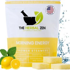 Morning Energy Shower Steamers Aromatherapy 10 10 Count Pack of 1 , Yellow
