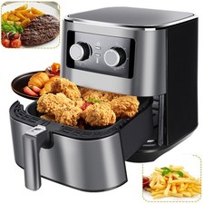 Heißluftfritteuse 5.5L XXL Friteuse Heißluf...