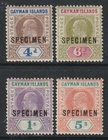 EDVII CAYMAN IS 07 SPECIMEN set fresh lmm cat £225