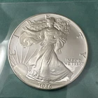 1986-S American Silver Eagle Proof DCAM, Walking Liberty Coin 1oz .999  1st Year