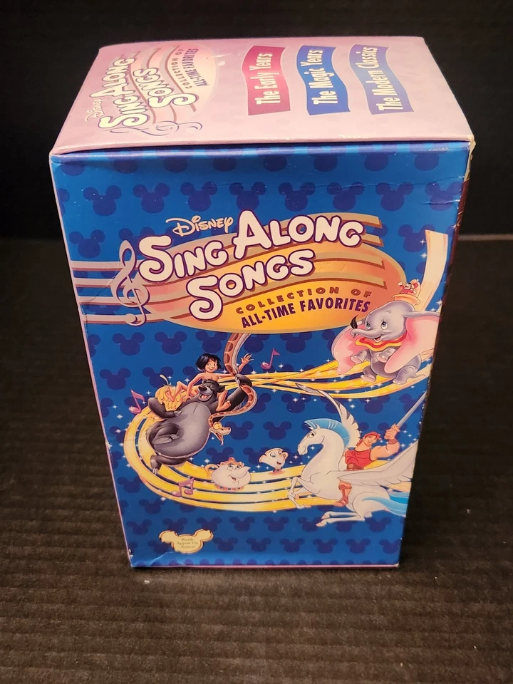 NEW Disney Sing Along Songs: Collection of All-Time Favorites VHS Early Magic Yr - image 3 of 4