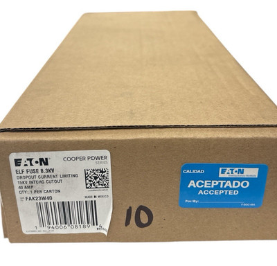 Eaton FAK23W40 Cooper Power ELF Current-Limiting Dropout Fuse 8.3KV 40A