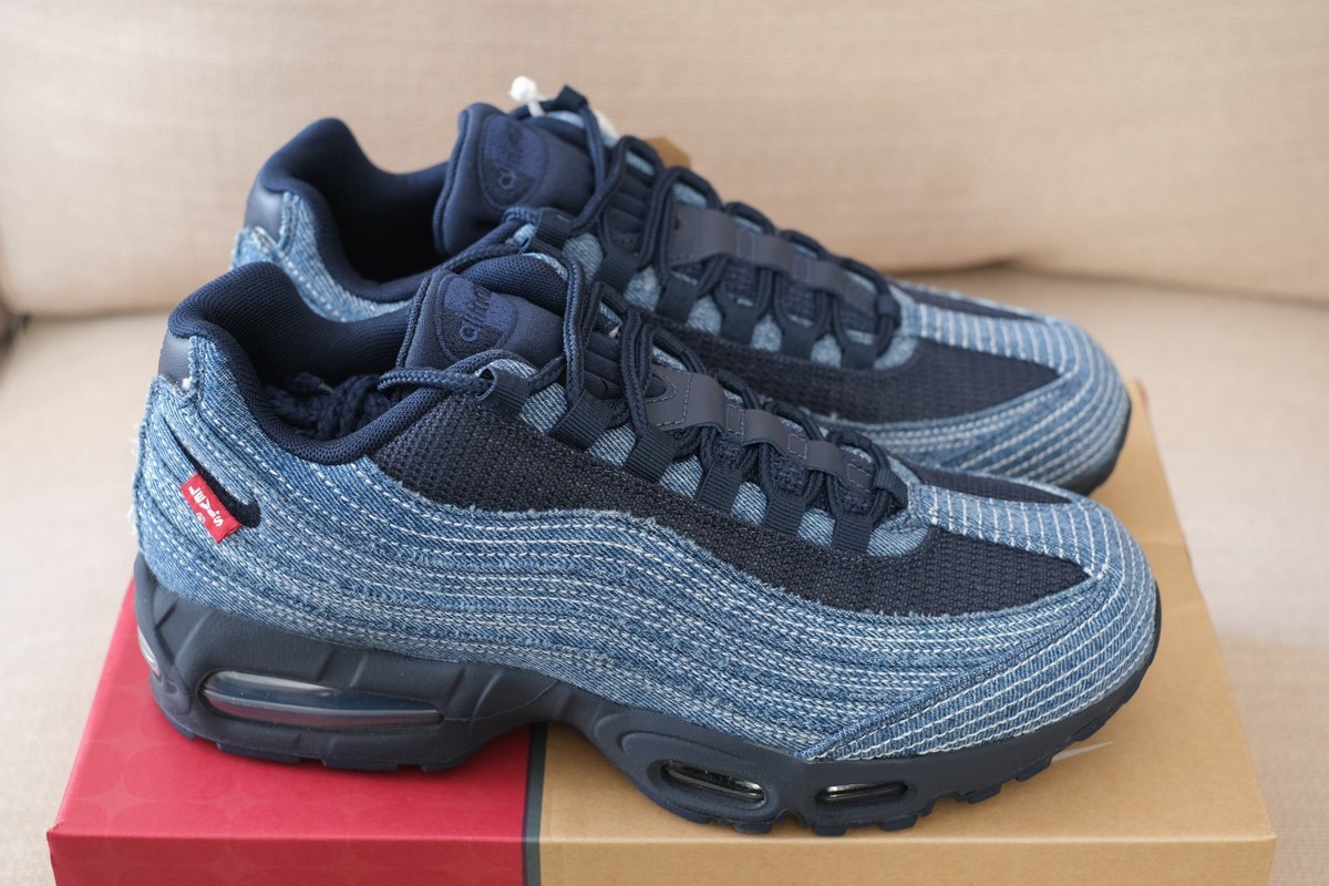 Nike Levi’s Air Max Indigo 27cm NY店舗購入品 Levi's x NIKE AIR MAX 95 の販売告知ページが公開 AM95 “Indigo