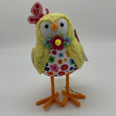 NEW! 2025 Target Spritz EASTER Spring Yellow Flowery Bird HUE ...