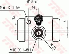 Cylindre de roue Lancia YPSILON