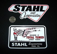 2 - Stahl Engineering Headers - Stickers Nhra Nascar Hot Rod Performance 2 - Stahl Engineering Headers - Stickers Nhra Nascar Hot Rod Performance