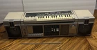 Vintage 1980s Rare Fisher SC-300 Boombox Keyboard Combo Rare See Description