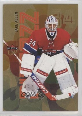 2021-22 Upper Deck Fleer Ultra Pizzazz Gold 1/100 Jake Allen #PZ-4 0il7