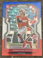 Jonathan India 2021 Panini Prizm Red White & Blue Prizm Rookie “Cincinnati Reds”