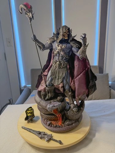 Sideshow EXCLUSIVO Coleccionables Skeletor Estatua Maestros del Universo MOTU