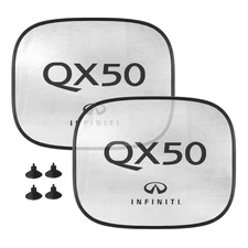 INFINITI QX50 Car Side Window Mesh Sun Shades, 2 Pack
