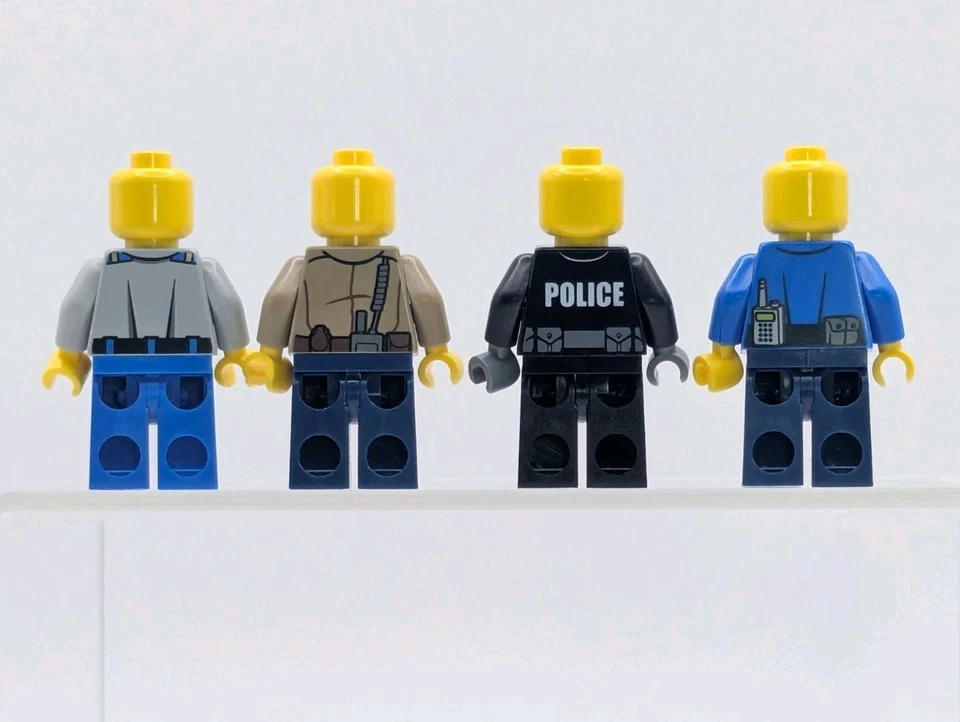LEGO City Police & Crook Minifigure Lot (8) – Prisoners & Officers Bundle - Image 4 of 4