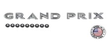 Fender Emblem Letter Set For 1963 Pontiac Grand Prix Models Made in the USA