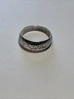 Vintage LA Gem & Jewelry Design 925 Sterling Silver Sisters Band Ring Size 8