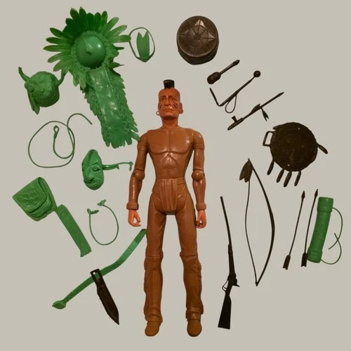 Vintage Marx Fighting Eagle & Accessories Johnny West Adventure  - READ