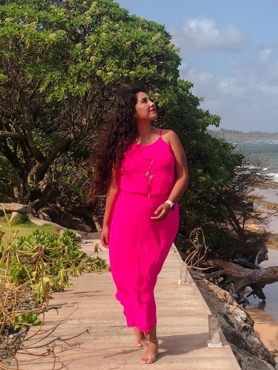 hot pink loose dress SOLERSUN Women's Plus Size Cerise Pink Summer Cute Holiday Solid Color Back  Cut-Out Loose Maxi Dress,Casual Vacation Party Birthday Brunch Tea Party  Outfits