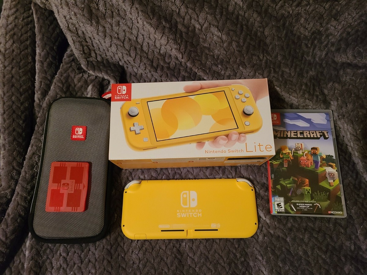 NintendoSwitchLight イエロー ケース付き Yellow Nintendo Switch Lite Bundle (Case and Game Included) | eBay