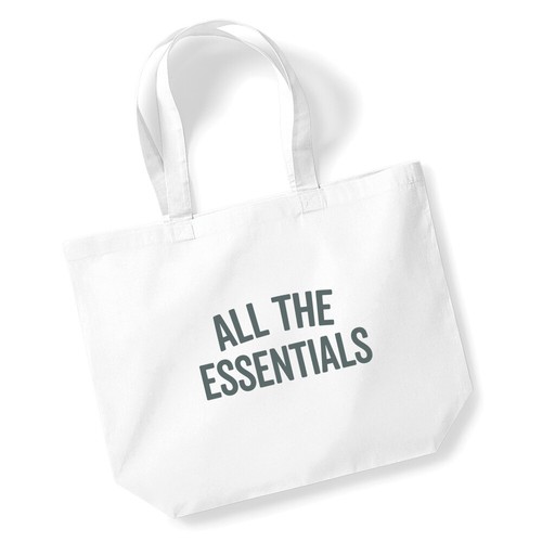 Bolso de Mano Algodón Compras Divertido Reutilizable Hombro Regalo para Mujeres Presente Portador - Imagen 6 de 14