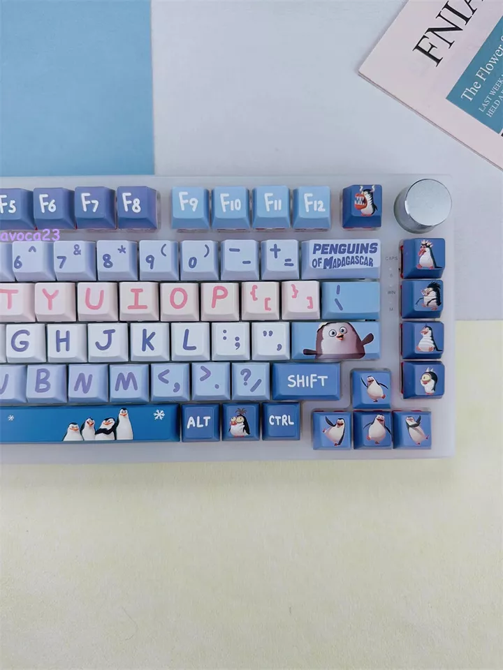 The Penguins of Madagascar Theme Keycap PBT CHERRY Height For MX Switch keyboard - Image 4 of 4