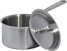 Made In Cookware - 2 Quart Non Stick Sauce Pan With Lid - Graphite - 5 Ply 