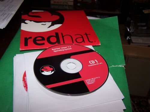 Red Hat LINUX version 7.2 on CD - Open Box Old Stock - Picture 1 of 1