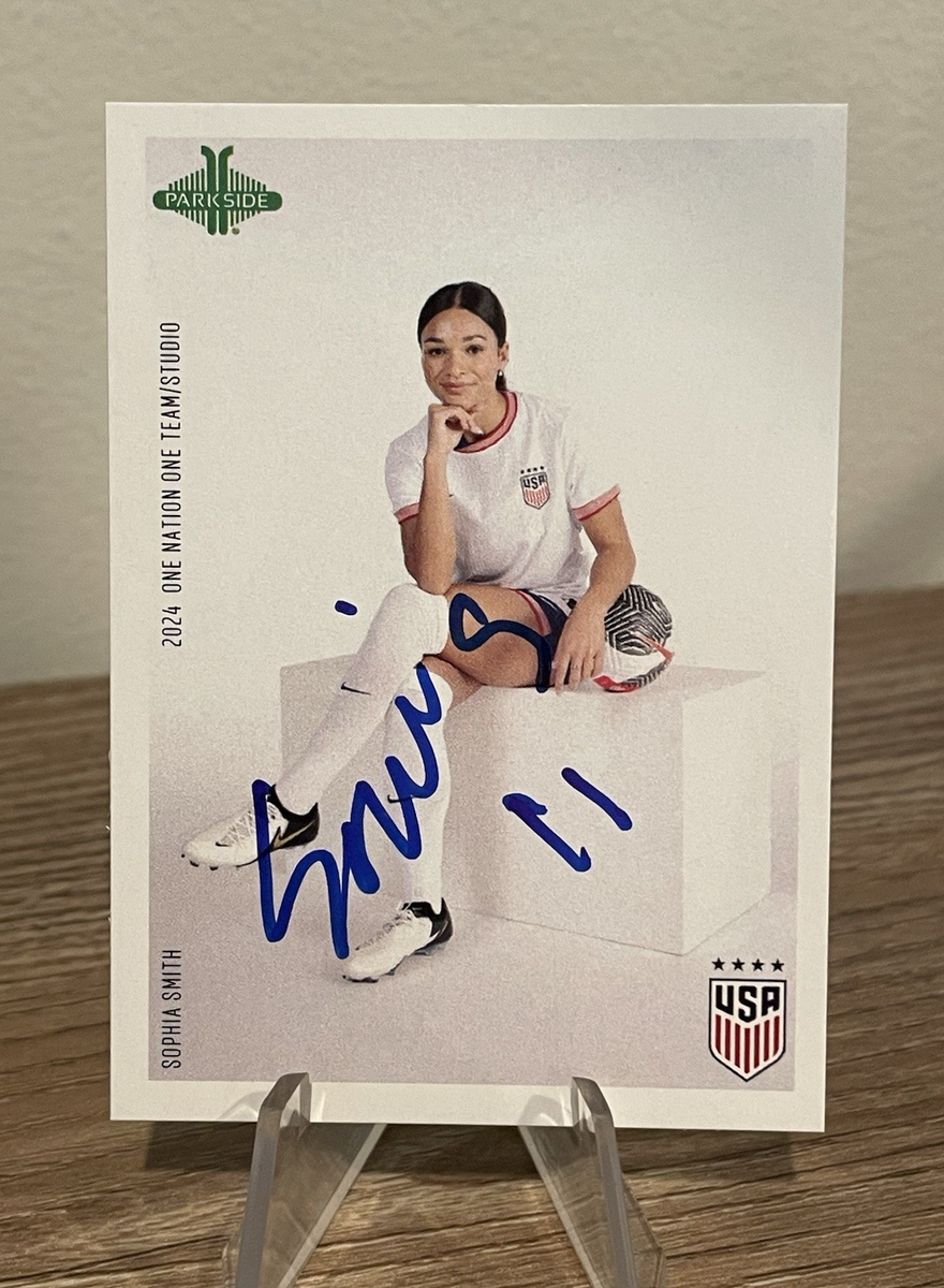 Sophia Smith Wilson SIGNED 2024 Parkside USWNT ONOT Studio Soccer
