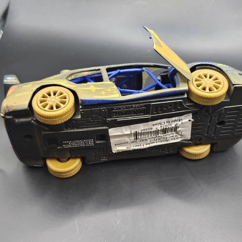 Subaru Impreza WRC 2007 Muddy - Kinsmart 2019 Diecast 1/36 CRASHED! Diorama - Picture 17 of 18