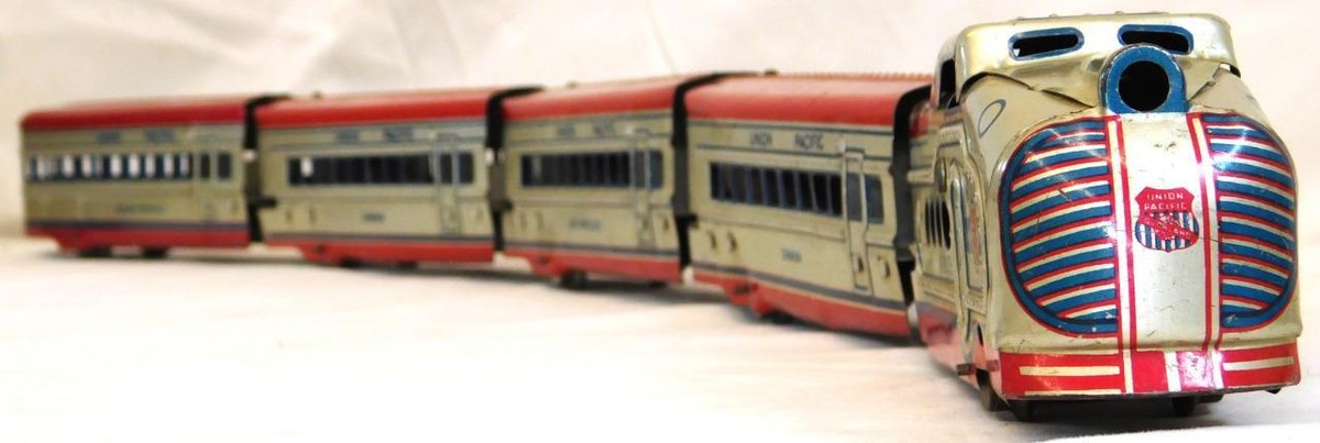 Marx 7675 M10005 Union Pacific Articulated passenger 5car Set 1951