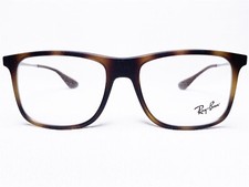 NEW Ray Ban RB7054F 5365 Unisex Matte Havana Square Eyeglasses Frames 53/17 145