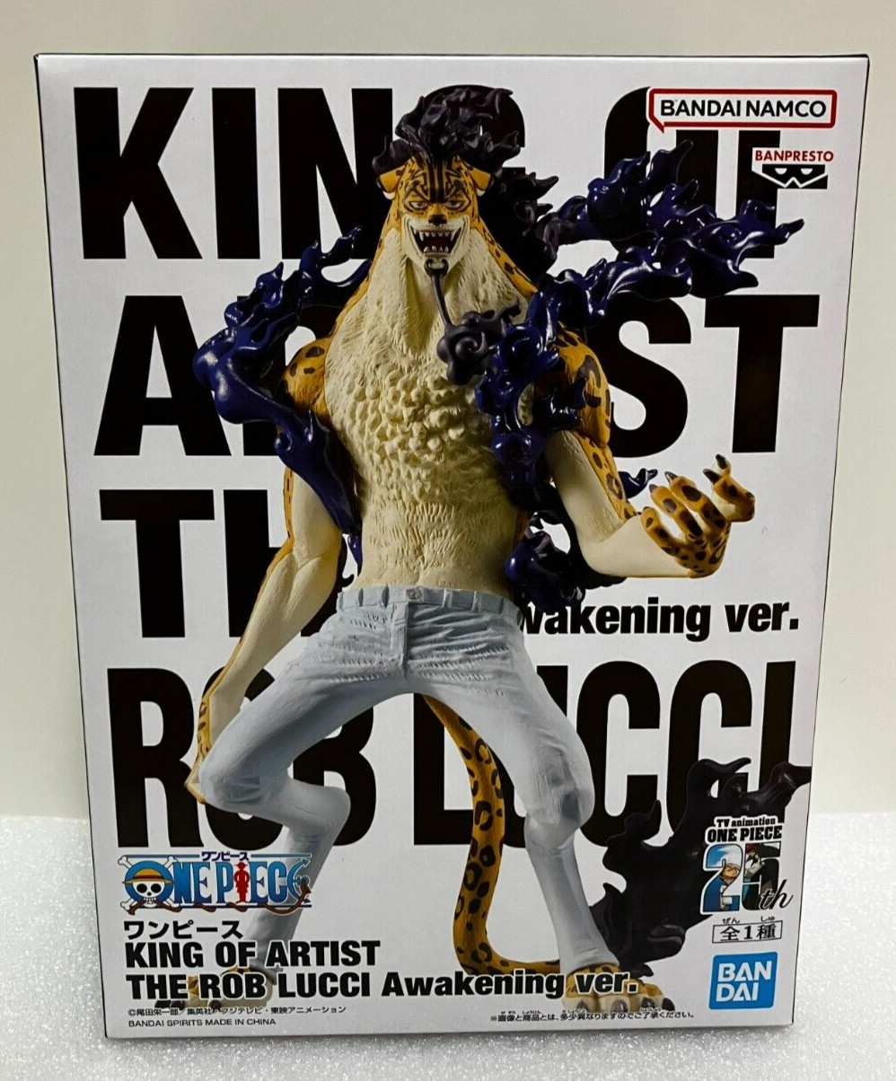 One Piece KING OF ARTIST THE ROB LUCCI Awakening ver. Figura Japón Nueva