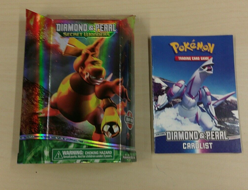 pokemon diamond and pearl secret wonders booster box Diamond & Pearl: Secret Wonders Lavaflow Theme Deck (Pokemon) Box & Papers