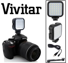 Rechargeable LED Light Set With Kit For Sony DSC-H400 DSC-H300 DSC-HX300