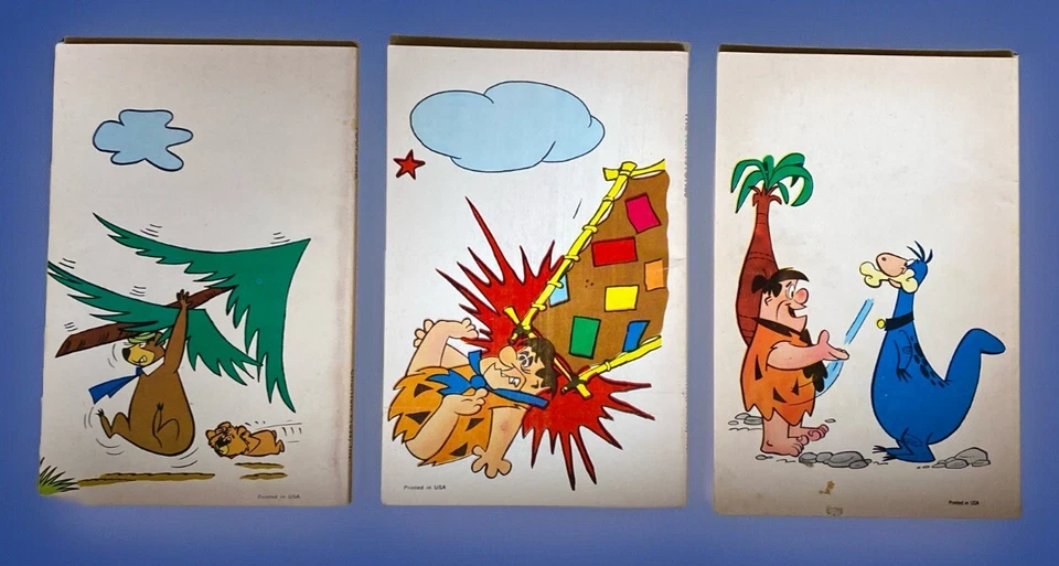 RARE VINTAGE 1972 CHARLTON PRESS YOGI BEAR, DINO, FLINTSTONES, BOOK CLUB EDITION — 第 2/4 张图片