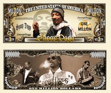 OUR SNOOP DOGG NOVELTY NOTE AND BILL (25 Each)