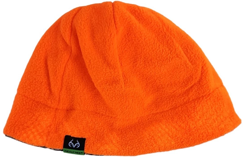 Realtree Edge Youth Reversible Beanie Camouflage Orange Camo NWT - Image 2 of 4