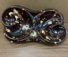 Large Ceramic Table Ashtray Pottery Ash Tray Vintage