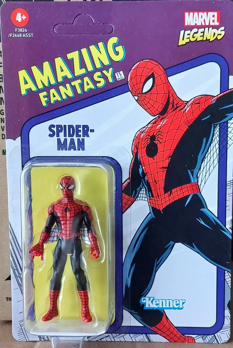 Marvel Legends Retro Amazing Fantasy Spider-Man Figure Kenner 3.75