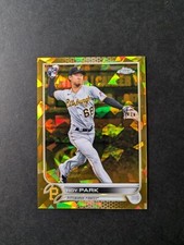 2022 Topps Chrome Sapphire #32 Hoy Park RC Gold Refractor /50