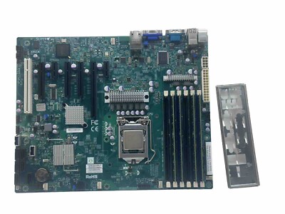 Supermicro X8SIA-F Motherboard 1x CPU X3460, 32GB DDR3 RAM,  w/ IO
