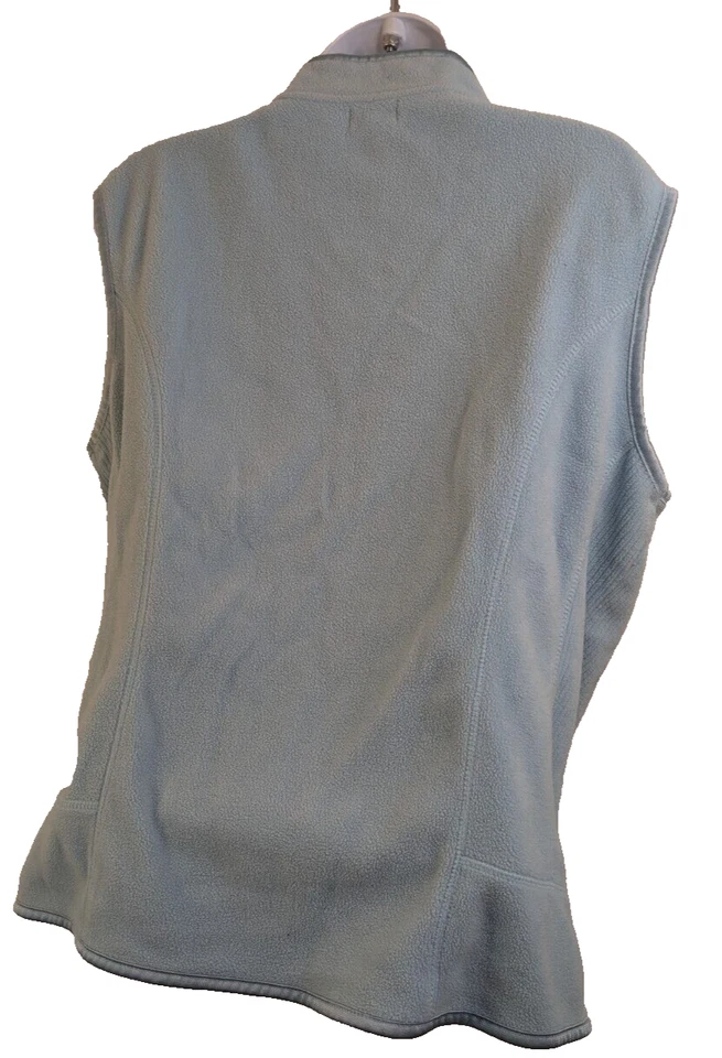 Chaleco polar Danskin Now, azul claro, talla XL Foto 2 de 3